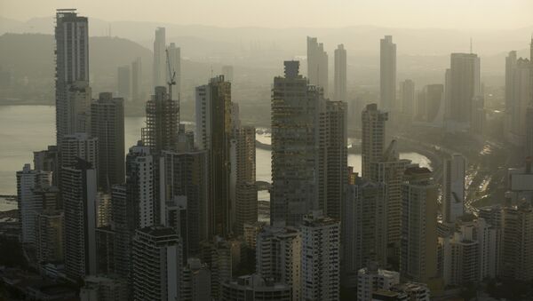 Panama City skyline is seen at sunset in Panama (File) - Sputnik International