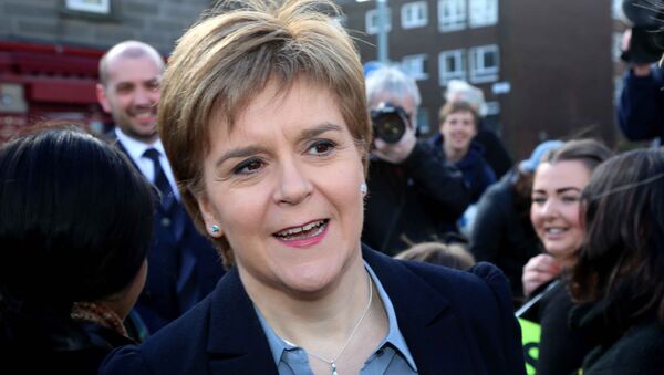 Nicola Sturgeon, First Minister of Scotland and leader of the Scottish National Party (SNP) - Sputnik International
