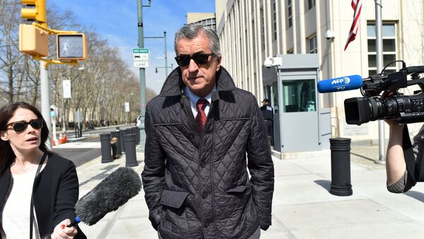 Miguel Trujillo, a Colombian former FIFA match agent, leaves the Federal Court in Brooklyn, New York, on March 8, 2016, after being released on bail - Sputnik International