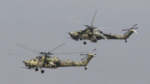 Mi-28N Night Hunter helicopters - Sputnik International
