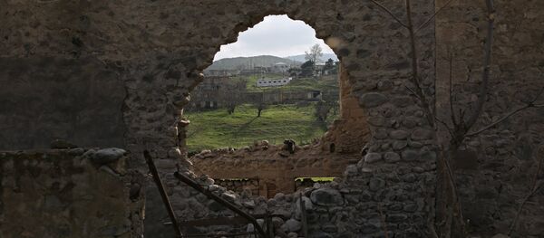 The village of Talish in the Nagorno-Karabakh conflict zone The village of Talish in the Nagorno-Karabakh conflict zone - Sputnik International