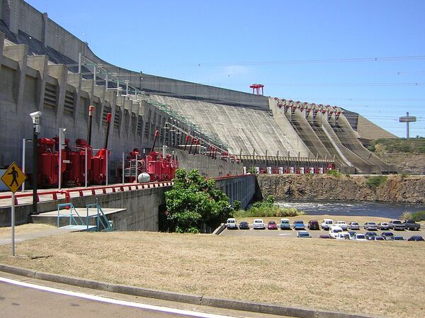 Panoramic view of the 10000MW Guri Dam in Venezuela, also called Simón Bolívar Panoramic view of the 10000MW Guri Dam in Venezuela, also called Simón Bolívar - Sputnik International