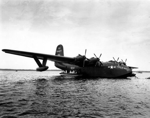 JRM-2 Caroline Mars in the St. Johns River at NAS Jacksonville, Florida in 1949 JRM-2 Caroline Mars in the St. Johns River at NAS Jacksonville, Florida in 1949 - Sputnik International