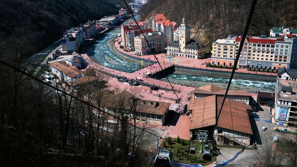 Hotels in the Rosa Khutor ski resort area in the Adler District of Sochi. - Sputnik International