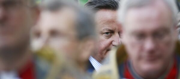 Britain's Prime Minister David Cameron arrives at the memorial service for victims of the attack on the Bardo Mudeum in Tunis and the Tunisian holiday resort of Port El Kantaoui in Sousse, at Westminster Abbey in central London, April 12, 2016. - Sputnik International