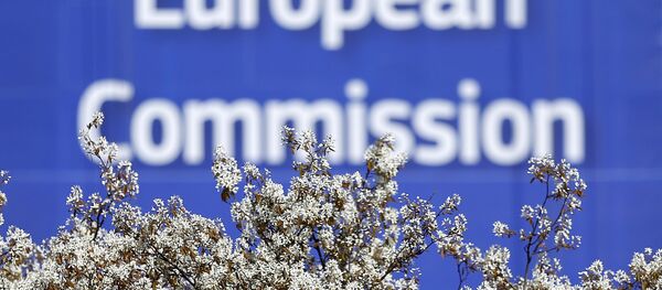 A sign is seen at the European Commission (EC) headquarters ahead of statements by the EC on the effectiveness of existing measures against tax evasion and money-laundering in light of the recent Panama Paper revelations, in Brussels, Belgium, April 12, 2016. A sign is seen at the European Commission (EC) headquarters ahead of statements by the EC on the effectiveness of existing measures against tax evasion and money-laundering in light of the recent Panama Paper revelations, in Brussels, Belgium, April 12, 2016. - Sputnik International