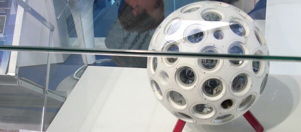 Larets Microsatellite, MAKS 2011 - Sputnik International