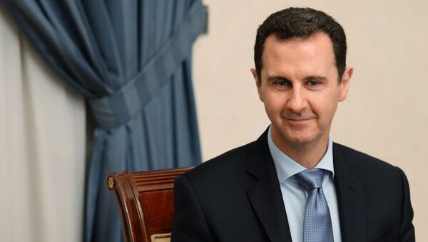 Syrian President Bashar al-Assad meets with Russian parliamentary delegation in Damascus - Sputnik International