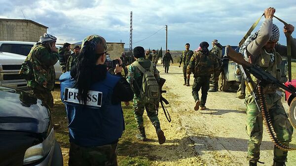 Military women journalists Military women journalists - Sputnik International