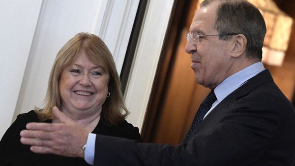 Foreign Minister Sergey Lavrov meets with Foreign Minister of Argentina Susana Malcorra - Sputnik International