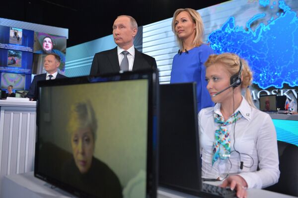 Direct Line with Vladimir Putin Direct Line with Vladimir Putin - Sputnik International