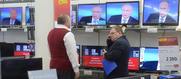 Broadcast of Direct Line with Vladimir Putin - Sputnik International