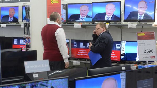 Broadcast of Direct Line with Vladimir Putin - Sputnik International