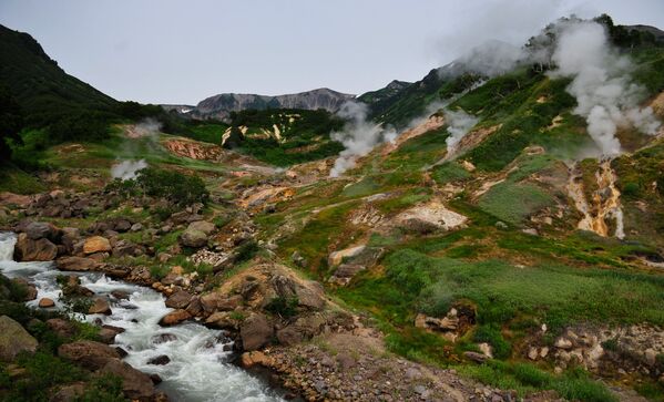 Russia's Breathtaking Valley of Geysers - Sputnik International