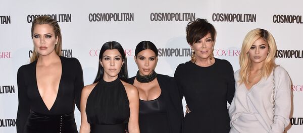 Khloe Kardashian, from left, Kourtney Kardashian, Kim Kardashian, Kris Jenner and Kylie Jenner arrive at Cosmopolitan magazine's 50th birthday celebration at Ysabel on Monday, Oct. 12, 2015, in West Hollywood, California. Khloe Kardashian, from left, Kourtney Kardashian, Kim Kardashian, Kris Jenner and Kylie Jenner arrive at Cosmopolitan magazine's 50th birthday celebration at Ysabel on Monday, Oct. 12, 2015, in West Hollywood, California. - Sputnik International