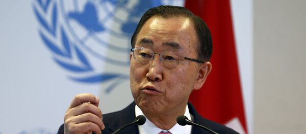 U.N. Secretary-General Ban Ki-moon - Sputnik International