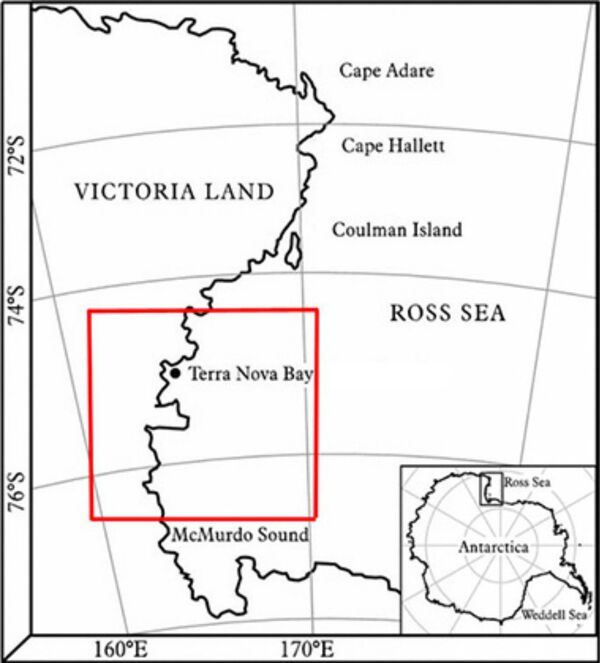 A map showing the location of the Nansen ice shelf in Antarctica A map showing the location of the Nansen ice shelf in Antarctica - Sputnik International