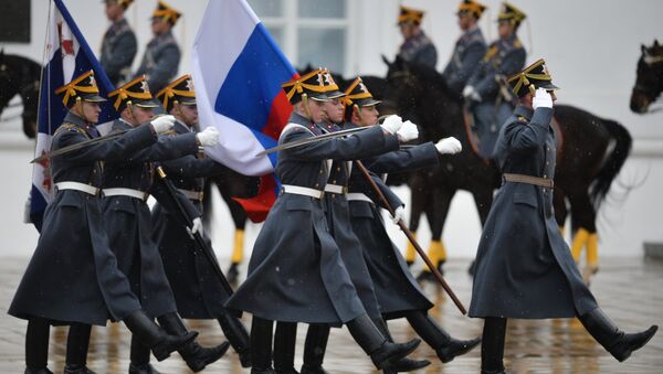 Changing of the Guard Parade in the Kremlin, Saturday April 16, 2016. - Sputnik International
