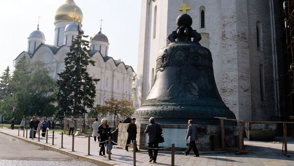 The 18th-century foundry art monument Tsar Bell - Sputnik International