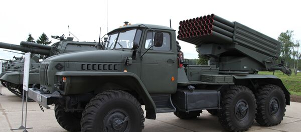 The Tornado-G multiple launch rocket system The Tornado-G multiple launch rocket system - Sputnik International