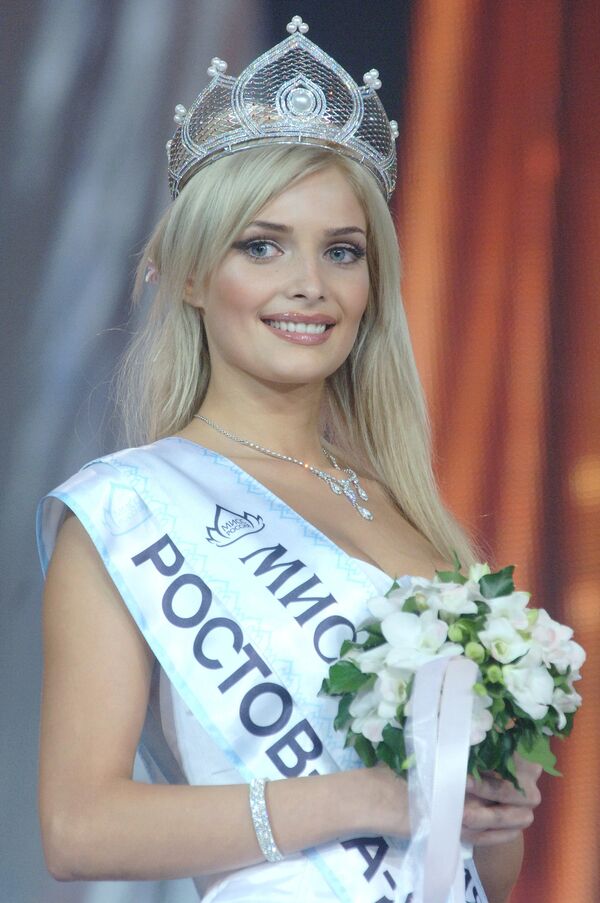 Tatiana Kotova (Rostov-on-Don, the winner of the Miss Russia 2006 competition, with its finals held at the Gostiny Dvor center - Sputnik International