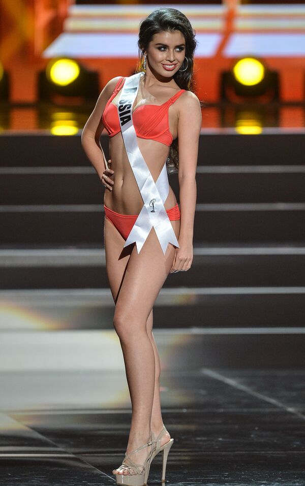 Elmira Abdrazakova during the Miss Universe 2013 Semifinal in Moscow - Sputnik International