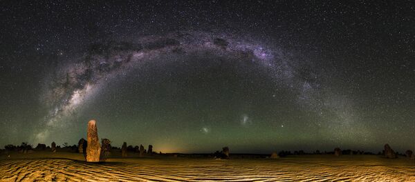 Milky Way Panorama - The Pinnacles Desert, Western Australia Milky Way Panorama - The Pinnacles Desert, Western Australia - Sputnik International