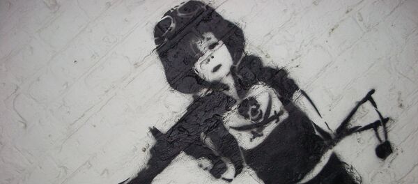 Child Soldier Graffiti Child Soldier Graffiti - Sputnik International