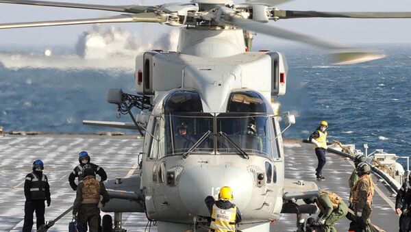 HMS Illustrious while on Exercise Joint Warrior off the coast of Scotland. - Sputnik International