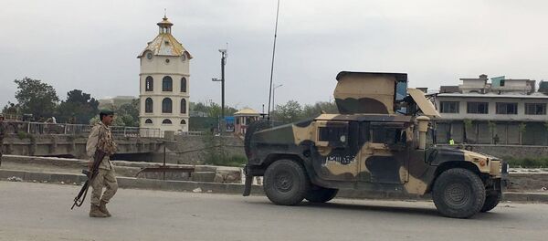 Afghan security forces respond to a Taliban-claimed suicide attack in Kabul, Afghanistan, Tuesday, April 19, 2016. Afghan security forces respond to a Taliban-claimed suicide attack in Kabul, Afghanistan, Tuesday, April 19, 2016. - Sputnik International