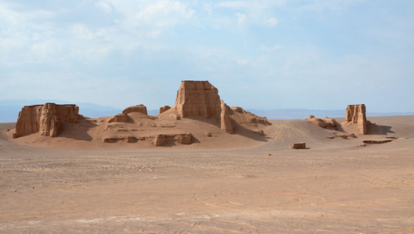 Kaluts at Dasht-e Lut desert north of Shahdad, Kerman province - Sputnik International