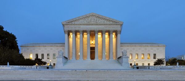 Panorama of the west facade of United States Supreme Court Building in Washington Panorama of the west facade of United States Supreme Court Building in Washington - Sputnik International