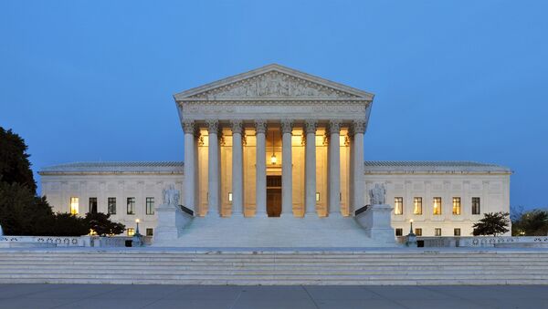 Panorama of the west facade of United States Supreme Court Building in Washington - Sputnik International