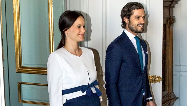 Princess Sofia and Prince Carl Philip are seen in Stockholm, Sweden, March 10, 2016. The Swedish Royal court announced on April 19, 2016 that the Princess has given birth to a healthy child. - Sputnik International