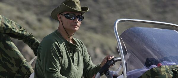 Vladimir Putin on vacation in Tyva Republic - Sputnik International