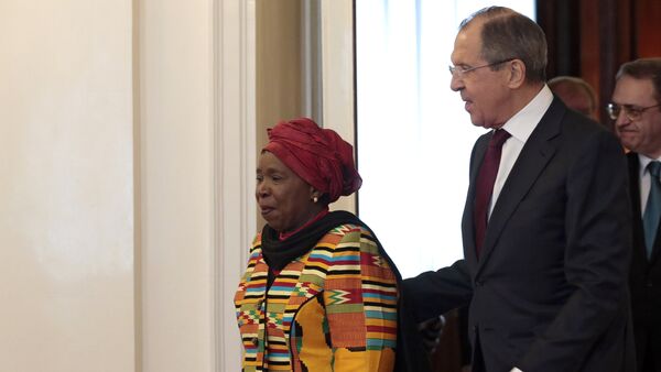 Russian Foreign Minister Sergei Lavrov's meeting with Chairperson of the African Union Commission Nkosazana Dlamini-Zuma - Sputnik International