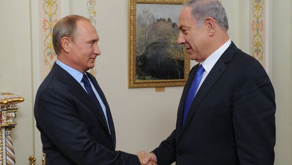 Russian President Vladimir Putin meets with Israeli Prime Minister Benjamin Netanyahu - Sputnik International