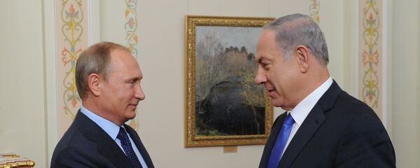 Russian President Vladimir Putin meets with Israeli Prime Minister Benjamin Netanyahu Russian President Vladimir Putin meets with Israeli Prime Minister Benjamin Netanyahu - Sputnik International