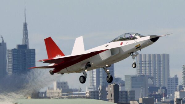 A prototype of the first Japan-made stealth fighter X-2 Shinshin, formerly called ATD-X - Sputnik International