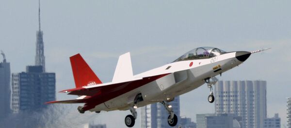 A prototype of the first Japan-made stealth fighter X-2 Shinshin, formerly called ATD-X - Sputnik International