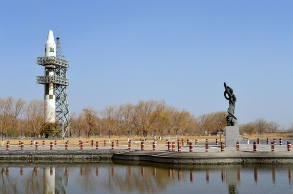 The remote Jiuquan Space Launch Center in Gansu province, China.  - Sputnik International