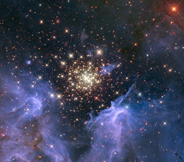 A cluster of massive stars seen with the Hubble Space Telescope A cluster of massive stars seen with the Hubble Space Telescope - Sputnik International