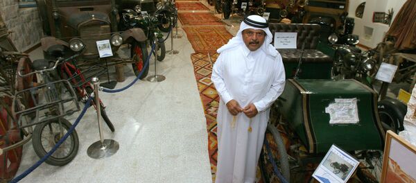 Qatari Sheikh Faisal bin Qassim al-Thani stands in his private museum in Doha. file photo Qatari Sheikh Faisal bin Qassim al-Thani stands in his private museum in Doha. file photo - Sputnik International
