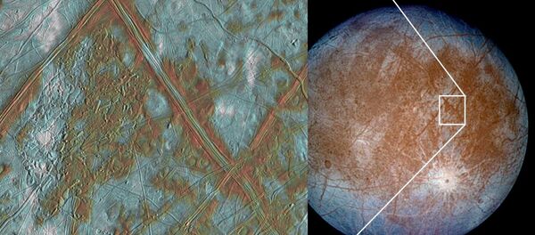 Jupiter's moon Europa - Sputnik International