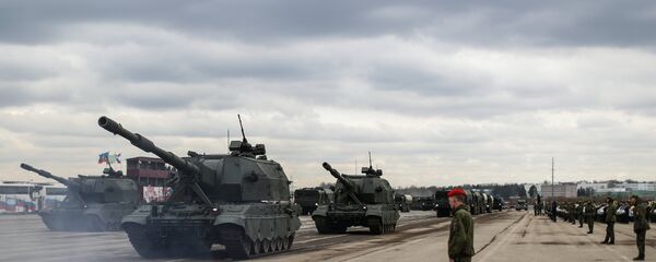 Self-propelled artillery systems Koalitsiya-SV Self-propelled artillery systems Koalitsiya-SV - Sputnik International