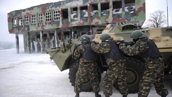 Russian Interior Ministry's counter-terrorism units in training - Sputnik International