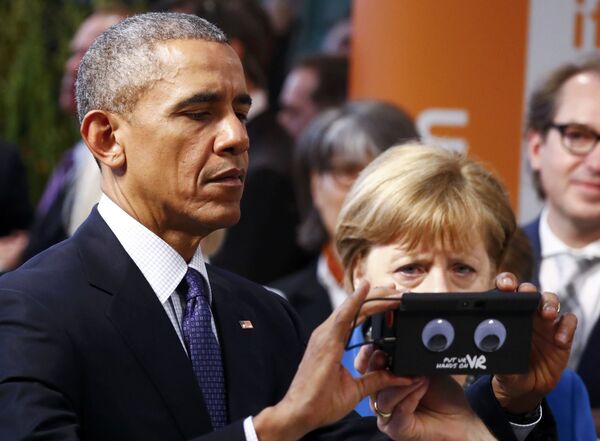 German Chancellor Angela Merkel and President Barack Obama, Hanover, Germany April 25, 2016. German Chancellor Angela Merkel and President Barack Obama, Hanover, Germany April 25, 2016. - Sputnik International