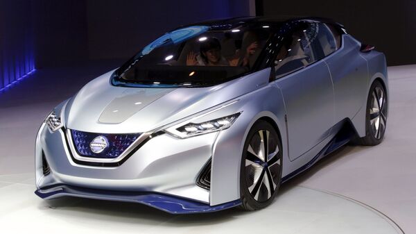 Новая модель автомобиля Nissan на автосалоне в Пекине - Sputnik International