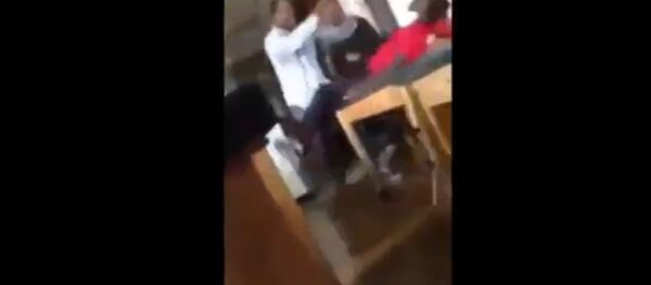 Teacher’s Aide Fights 14-Year-Old Student in Classroom Teacher’s Aide Fights 14-Year-Old Student in Classroom - Sputnik International