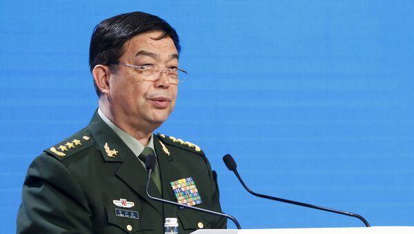 Chinese Defence Minister Chang Wanquan delivers a speech as he attends the 5th Moscow Conference on International Security (MCIS) in Moscow, Russia, April 27, 2016. - Sputnik International